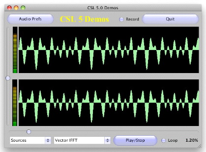 CSL demo GUI